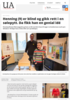Henning (9) er blind og gikk rett i en sølepytt. Da fikk han en genial idé