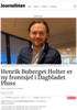 Henrik Buberget Holter er ny frontsjef i Dagbladet Pluss