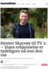 Henter Skarvøy til TV 2: - Hans erkjennelse er tydeligere nå enn den var