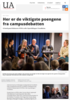 Her er de viktigste poengene fra campusdebatten