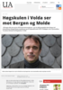Høgskulen i Volda ser mot Bergen og Molde