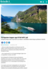 Hurtigruten trapper opp til full drift i juli