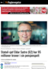Hva har direktørene i Norges største selskaper i pensjon? Statoil-sjef Eldar Sætre (62) har 95 millioner kroner i sin pensjonspott
