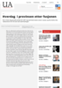 Hverdag i provinsen etter fusjonen