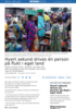 Hvert sekund drives én person på flukt i eget land