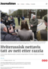 Hviterussisk nettavis tatt av nett etter razzia
