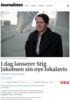 I dag lanserer Stig Jakobsen sin nye lokalavis