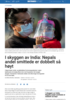 I skyggen av India: Nepals andel smittede er dobbelt så høyt