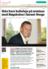 Ikke bare halleluja på seminar med Høgskolen i Sørøst-Norge
