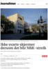 Ikke svarte skjermer dersom det blir NRK-streik