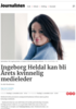 Ingeborg Heldal kan bli Årets kvinnelig medieleder