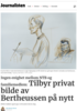 Ingen enighet mellom NTB og familiemedlem: Tilbyr privat bilde av Bertheussen på nytt
