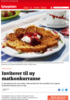 Inviterer til ny matkonkurranse