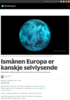 Ismånen Europa er kanskje selvlysende