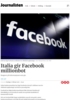 Italia gir Facebook millionbot