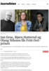 Jan Grue, Bjørn Hatterud og Olaug Nilssen får Fritt Ord-prisen
