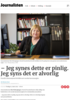 - Jeg synes dette er pinlig. Jeg syns det er alvorlig