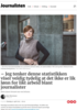 - Jeg tenker denne statistikken viser veldig tydelig at det ikke er lik lønn for likt arbeid blant journalister