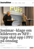 Josimar-klage om kildevern av NFF-topp skal opp i PFU på onsdag