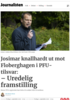 Josimar knallhardt ut mot Floberghagen i PFU-tilsvar: - Uredelig framstilling