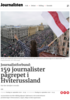 Journalistforbund: 159 journalister pågrepet i Hviterussland