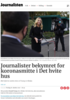 Journalister bekymret for koronasmitte i Det hvite hus