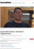 Journalist drept i attentat i Afghanistan