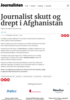 Journalist skutt og drept i Afghanistan