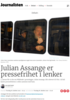 Julian Assange er pressefrihet i lenker