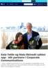 Kaia Tetlie og Mats Ektvedt rykker opp - blir partnere i Corporate Communications