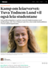 Kamp om leiarvervet: Tuva Todnem Lund vil også leia studentane