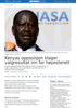 Kenyas opposisjon klager valgresultat inn for høyesterett
