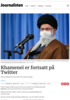 Khamenei er fortsatt på Twitter