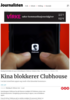 Kina blokkerer Clubhouse