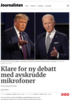 Klare for ny debatt med avskrudde mikrofoner