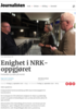 Kom til enighet i 49. time: NRKJ-lederen trodde det gikk mot brudd