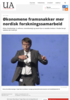 Økonomene framsnakker mer nordisk forskningssamarbeid
