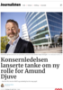 Konsernledelsen lanserte tanke om ny rolle for Amund Djuve