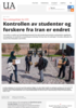 Kontrollen av studenter og forskere fra Iran er endret