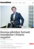 Korona påvirker fortsatt inntektene i Polaris negativt