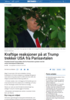 Kraftige reaksjoner på at Trump trekker USA fra Parisavtalen