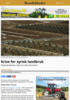 Krise for syrisk landbruk