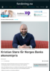 Kristian Støre får Norges Banks økonomipris