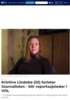 Kristine Lindebø (32) forlater Journalisten - blir reportasjeleder i VOL