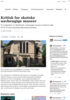 Kritisk for skotske uavhengige museer