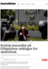 Kritisk journalist på Filippinene anklages for skattefusk