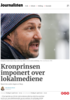 Kronprinsen imponert over lokalmediene