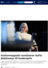 Kulturmagasin nominerer Sofie Bakkemyr til hederspris