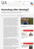 Kunnskap eller ideologi?