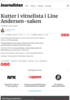 Kutter i vitnelista i Line Andersen-saken